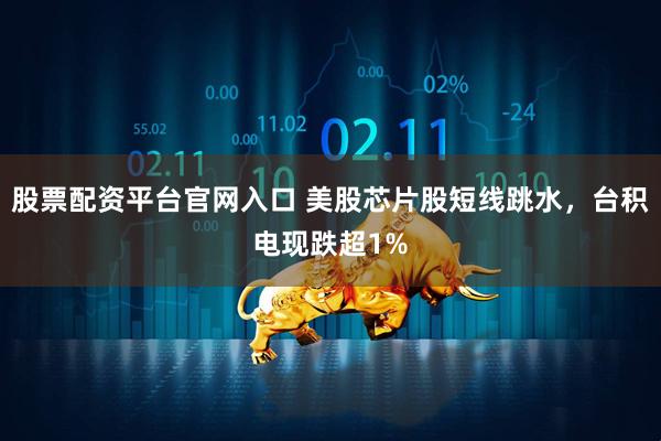 股票配资平台官网入口 美股芯片股短线跳水，台积电现跌超1%