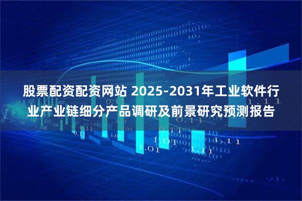 股票配资配资网站 2025-2031年工业软件行业产业链细分产品调研及前景研究预测报告